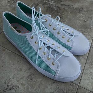 Keds x Alaina Marie Kickstart Mesh Waves Sneakers Maine Nautical Edition Coastal